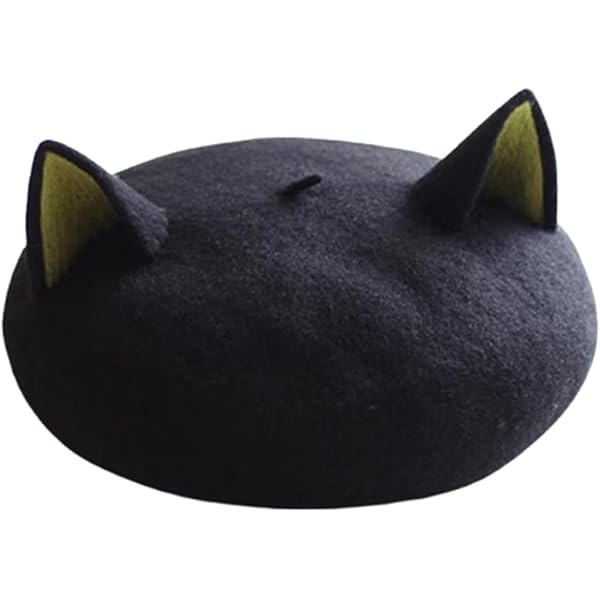 8446 Women\'s Handmade Lolita Wool Beret Cap Cat Ear Style-4 Women main image 2