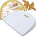 Universal Baby Bassinet Wedge for Acid Reflux, Spit ups, Colic Relief | Elevated Incline Pillow for Better Night Sleep for Newborn| Washable Cotton and Waterproof| Nursery Safe |