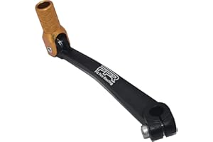 PPR PIT PRO RACING CNC Aluminum Gear Shifter Lever, Foldable Pedal Shifter Lever Fit for CRF50 XR50 XR CRF 50cc 110cc 250cc Dirt Pit Monkey Bike Motorcycle ATV Quad (Black&Golden)