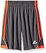 adidas Boys' Big Active Stripe Short, Grey Five, L