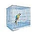 LLY 2019 Metal Travel Bird Cage Parrot Transport Cage Carrier Portable Perch pet Birdcage Carry Travel Box for Finches, Canaries & Budgiesthumb 4