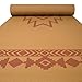 FIT SPIRIT Mens n Womens 6mm Yoga Exercise Mat, Brown