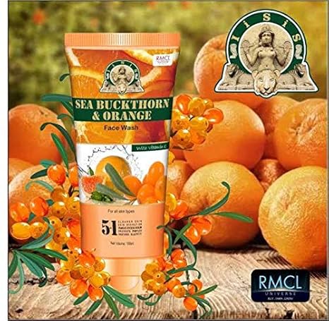 sea buckthorn and orange face wash