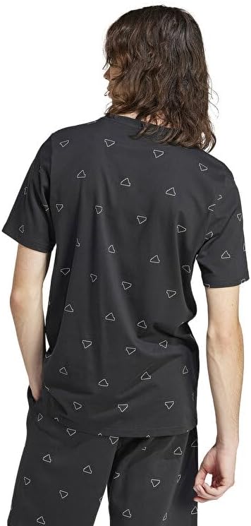 Homme Seasonal Essentials Monogram Graphic Tee (Plus Size), Black, M Extra Tall — photo 3 sur 7