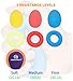 Freegrace Hand Grip Strengthening Stress Relief Squeeze Balls/Squishy Ball Bundle - Hand Exercise & Therapy Set - Great for Adults & Elders - Physical Rehabilitation (3 Eggs + 3 Rings + 1 Ball)