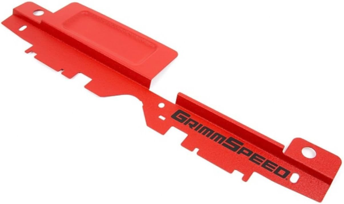 Grimmspeed 096032 Radiator Shroud w/Tool Tray RED - Subaru LGT