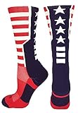Stars and Stripes Perimeter Crew Socks