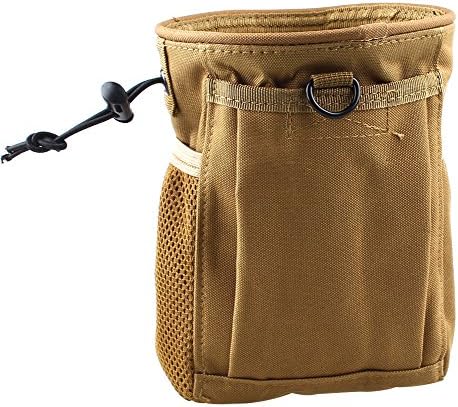 Gracefulvara Military Molle Tactical Magazine Dump Drop Pouch Small Magazine Bag for Hunting
