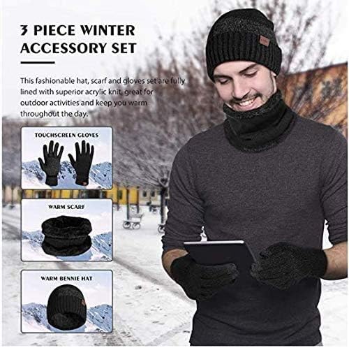 black scarf and gloves