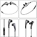 EarTime G11 Bluetooth 4.1 Stereo Headphones Wireless Lightweight Sports Headset In-Ear Volume Control Noise Cancelling Earbuds for iPhone6,iphone7,SE,iPad,LG,Samsung and Android Smartphones