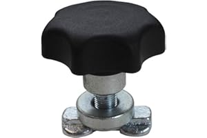 CARGO EQUIPMENT CORP. L Track Double Lug Threaded Stud Fitting with Knob 4 Pack