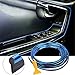 EJ's SUPER CAR Car Interior Trim Strips, 16ft/5M Universal Car Gap Fillers Automobile Moulding Line Decorative Accessories DIY Flexible Strip Garnish Accessory with Installing Tool (Blue)…