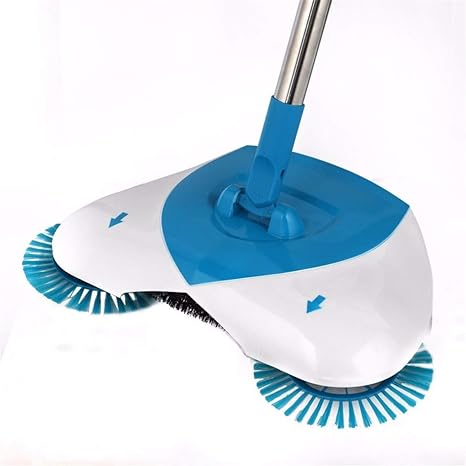 Rfde Electric Broom Spin Hand Push Broom Sweeper Household