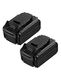 2 paquetes de 6,0 Ah DCB203 reemplazo para batería Dewalt de 20 V XR MAX de litio DCB200 DCB204 DCB205 DCB205-2 DCB204-2 DCB180 DCD985B con indicador LED herramienta inalámbrica.