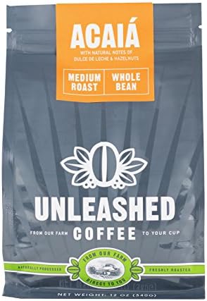 Unleashed Coffee - Acaia - Roasted Coffee, Medium Light Roast, Arabica coffee, Direct Trade, Sustainable, Single Varietal