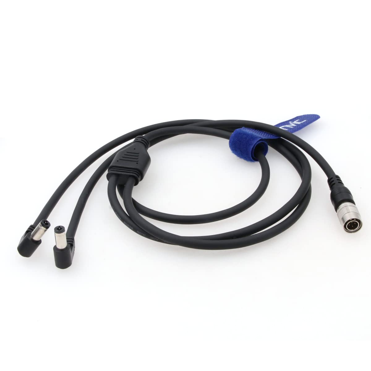 Eonvic Hirose 4 Pin Male to 2-Way 2.1mm DC Input Y Splitter Cable for Lectrosonics SRC SMb5P SMV Receiver Monitor