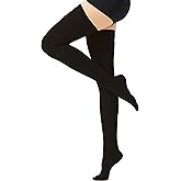 Thigh High Compression Stockings for Women and Men, 20-30 mmHg Medical Compression Socks, Closed Toe, Dot Top, Graduated Support Hoses for Leg Fatigue, Varicose Veins, Swelling