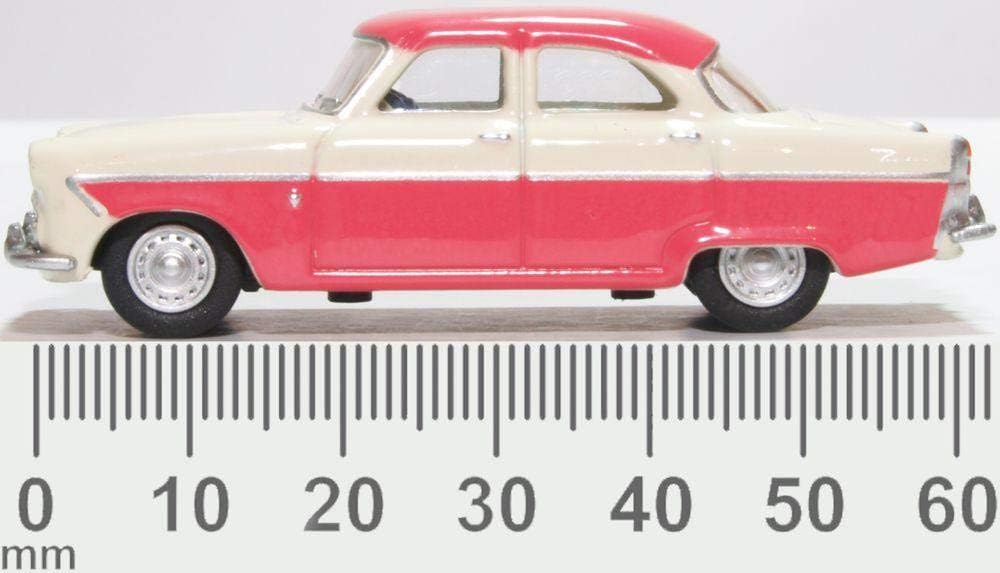 Oxford Diecast Ford Zodiac Mkii Ermine White And Pink, White,pink - Image 4
