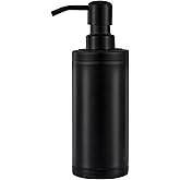 GAPPO Matte Black Soap Dispenser Stainless Steel Metal Pump Hand Lotion Bottle for Bathroom, Bedroom and Kitchen(300ML/10.15Ounce)