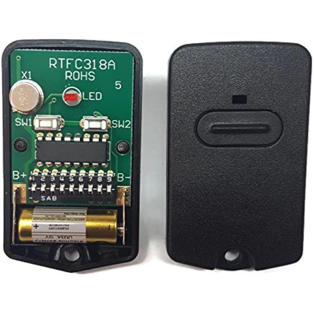 Compatible GTO Mighty Mule RB741 Remote Control Transmitter (6 Pak