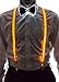 Neon Nightlife Men's Light Up LED Suspenders, One Size, Yellow