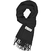Glory Max Unisex Plain Solid Color Winter Scarf Cashmere Feel Soft Classic 72"x12"