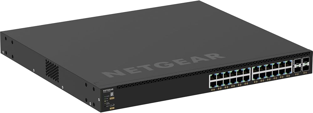 NETGEAR GSM4328 Managed Switch 24 Port PoE+ 4 SFP+ 10GbE M4300 Series