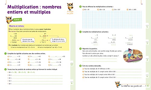 Mini Chouette Maîtriser les opérations 6e/5e: cahier de soutien en maths (cycle 3 vers cycle 4) - Image 4