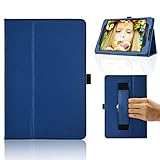ACdream Asus Zenpad Z8 Case, Folio Protective Premium Leather Tablet Case for Verizon Asus Zenpad Z8 Tablet (2016 release) with Auto Wake Sleep Feature, Dark Blue