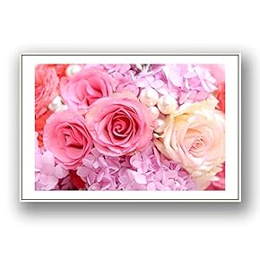 Framed Canvas Wall Art for Living Room, Bedroom Rose Flowers Canvas Prints for Modern Home Decoration Ready to Hang - 16"x24" inches