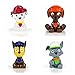 Bundle of Four Paw Patrol Mini Figures - Chase, Marshall, Zuma and Rocky