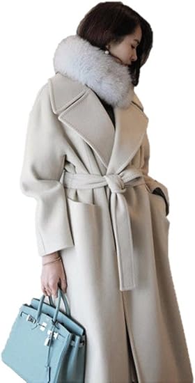 Amazon Sebles レディース アウター コート ガウンコート ロングコート 無地 ウエストベルト付 冬 コート ジャケット 通販