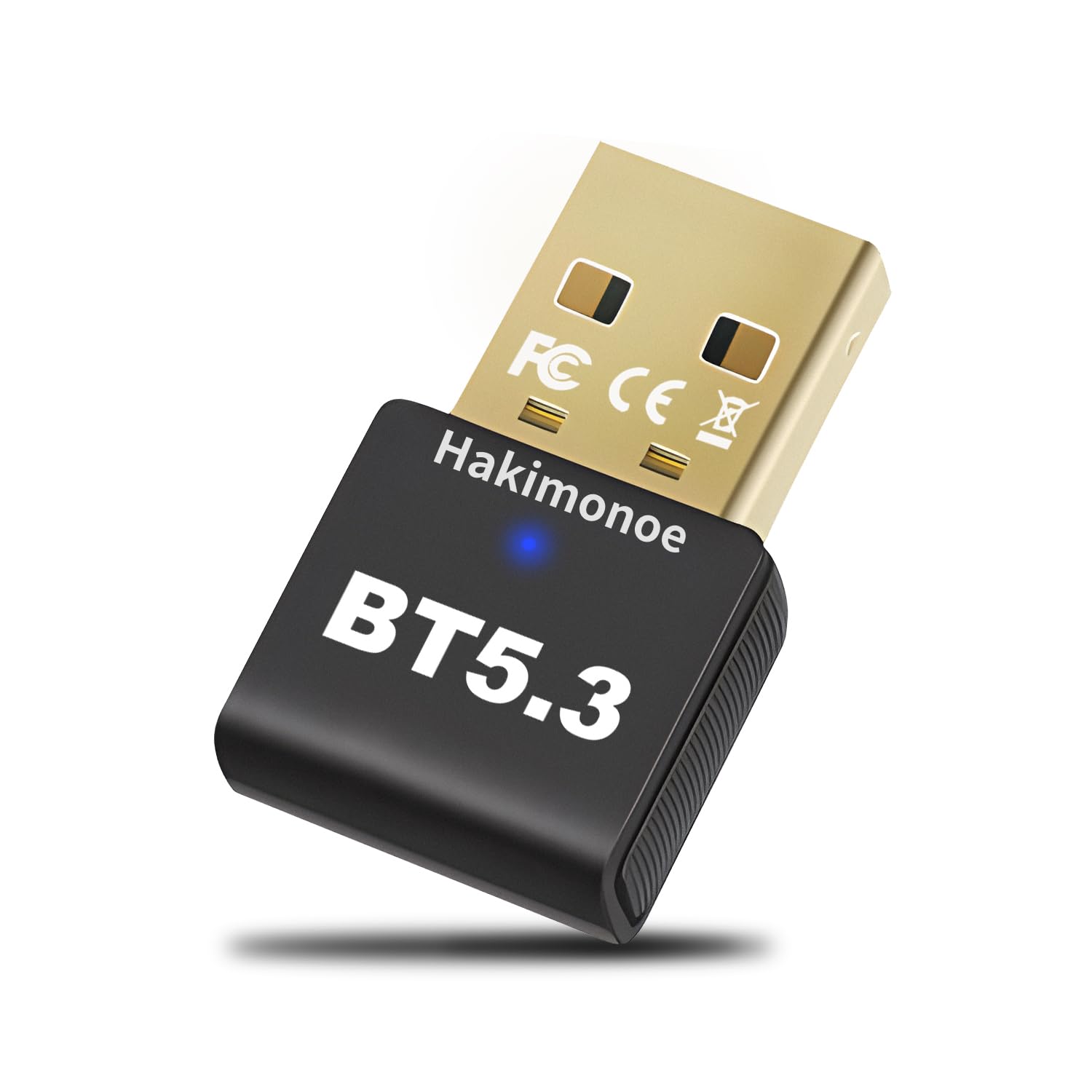 Photo 1 of Hakimonoe USB Bluetooth 5.3 Adapter for PC, Wireless Dongle for Laptop Desktop Computer Windows 11 10 8.1 7 Headset Headphones Speaker Keyboard Mouse