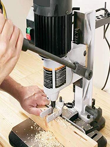 Ljnuanrg Woodworking Square Hole Drilling,Square Hole Mortiser Drill Bit Mortising Chisel Electric Drill Tools (Silver, 12.7mm)