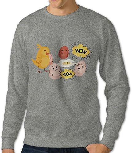 Men's Hooded Sweater Crewneck Sweater If Egg Like Human Life And Death Crash Men's Heavy Blend Crewneck Sweatshirt
