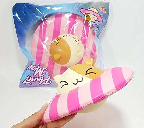 Fuwa Kitty Spaceship Planet Meow Cat Squishy Slow Rising Cheap