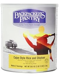 Del Backpacker Pantry Cajun pollo con arroz