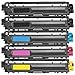 SuppliesOutlet Brother TN221 / TN225 Compatible Toner Cartridge 5-Pack Value Bundle (2 Black 1 Cyan 1 Magenta 1 Yellow) for Brother HL-3170CDW