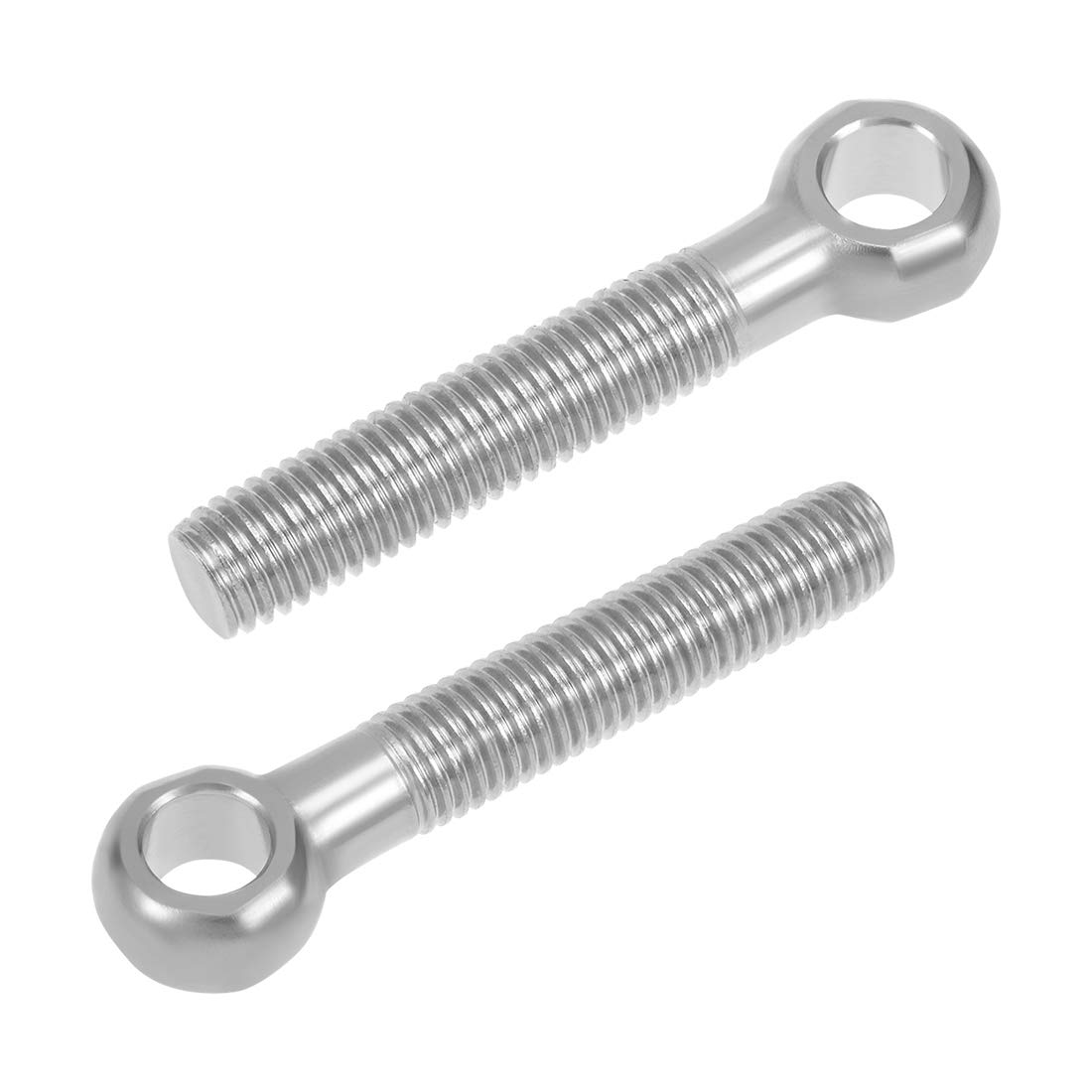 sourcing map M14 x 80mm Machinery Shoulder Swing Lifting Eye Bolt 304 Stainless Steel 2pcs