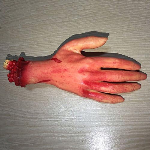 Wingbind Halloween Scary Cut Off Bloody Fake Latex Arm Hand Foot Heart Brain Finger Haunted Party Decoration