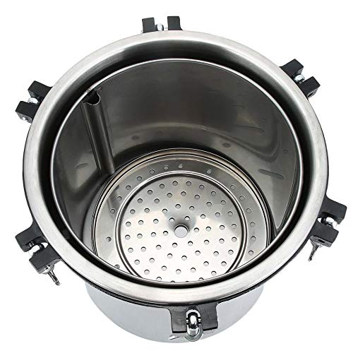 Simoner 18 L 5Gal Electric Heated Autoclave Steam Sterilizer, Aluminum Alloy Steam Autoclave Sterilizer Unit for Tattoo Dental Commerical Use