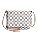 Women Checkered Crossbody Bag Stylish Shoulder Messenger Bags Designer Purse (White)