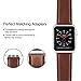 Benuo Leather Band for Apple Watch 44mm 42mm, [Vintage Series] Premium Genuine Leather Strap for Apple Watch Series 4/ 3/ 2/ 1/Edition/Sport, Classic Replacement with Secure Buckle