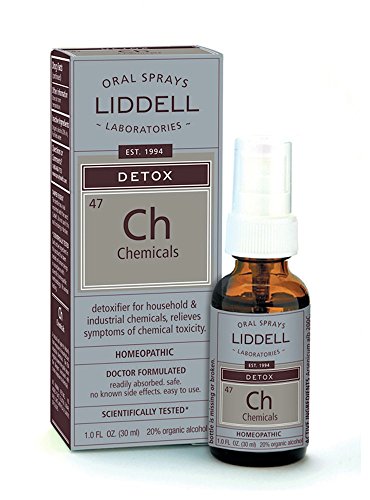 Liddell Homeopathic Chemical Detox Spray, 1 Fluid Ounce