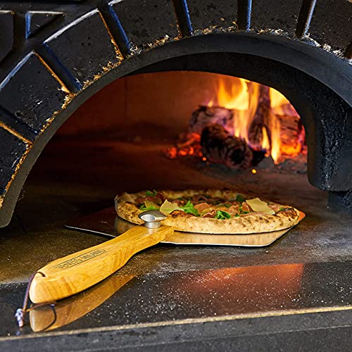 Large Pizza Peel 16 inch, V. Milano Pizza Peel Extra Large Pizza Paddle Stainless Steel with