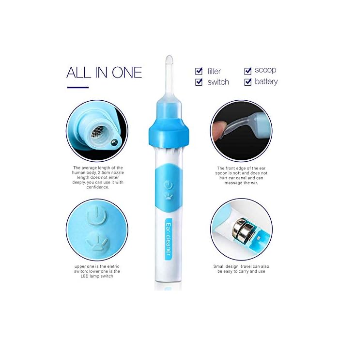 Ear Wax Vacuum, Ear Wax Removal Kit, Ear Wax Removal Tool, Earwax