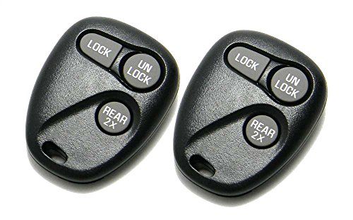 Pair of OEM Electronic GM 3-Button Keyless Entry Remote (FCC ID: ABO1502T / P/N: 16245100-29, 16245105)