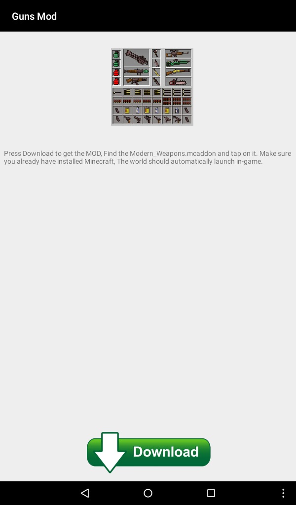 Guns Mod - Modern Guns