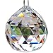 SUNWE 40mm Clear Crystal Ball Prisms Pendant Decorating Hanging Faceted Prism Balls (1)