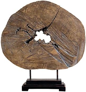 Sculpture Desk Ornament Broken Wood Statue Resin Modern Art Entertaining Decor Coffee Table Home Office SUNGL